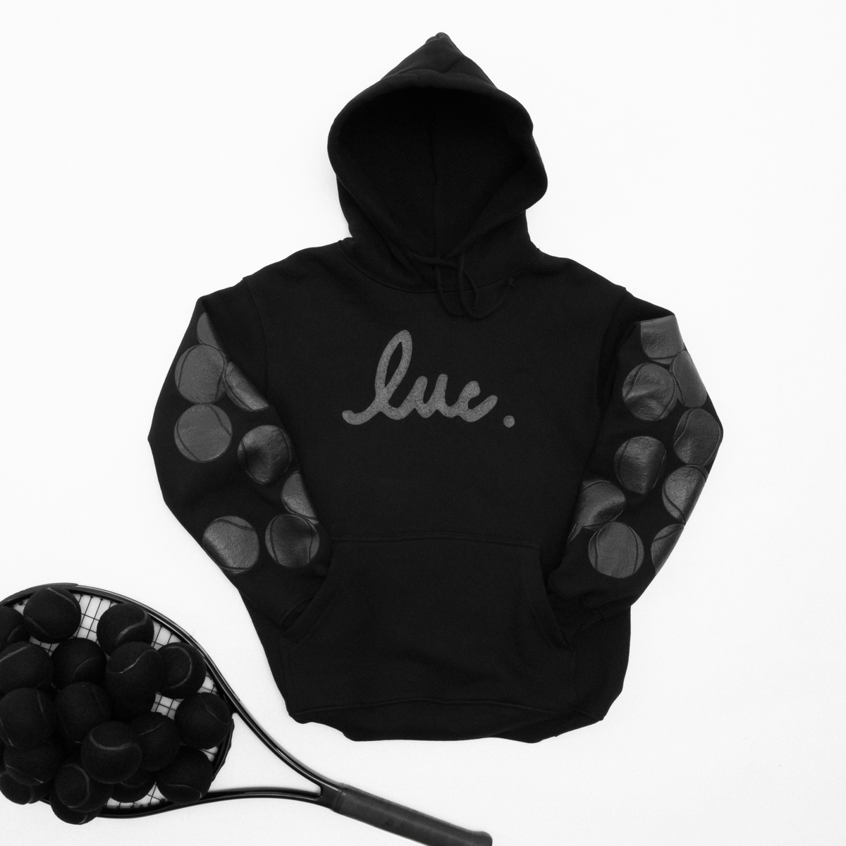 Black on Black Hoodie