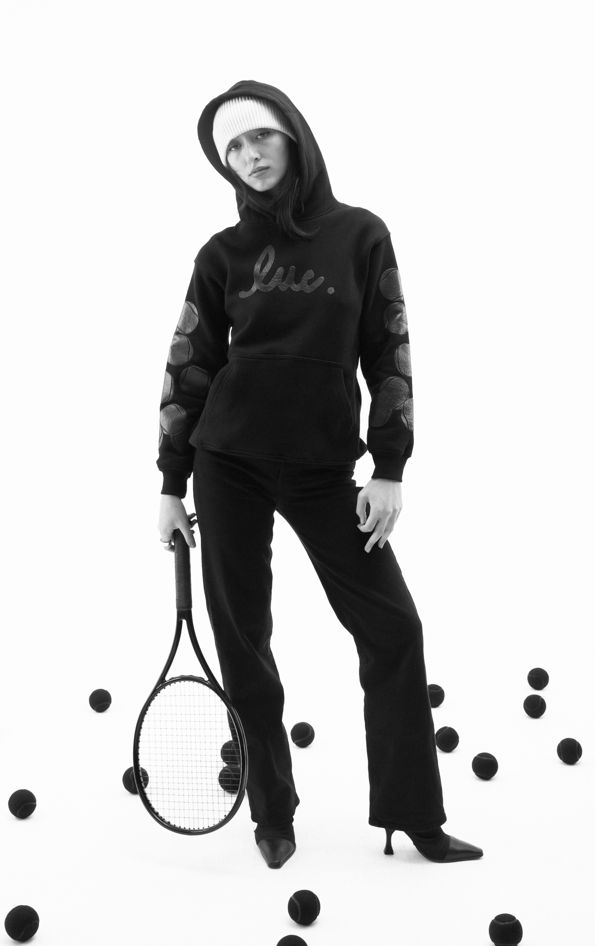 Black on Black Hoodie
