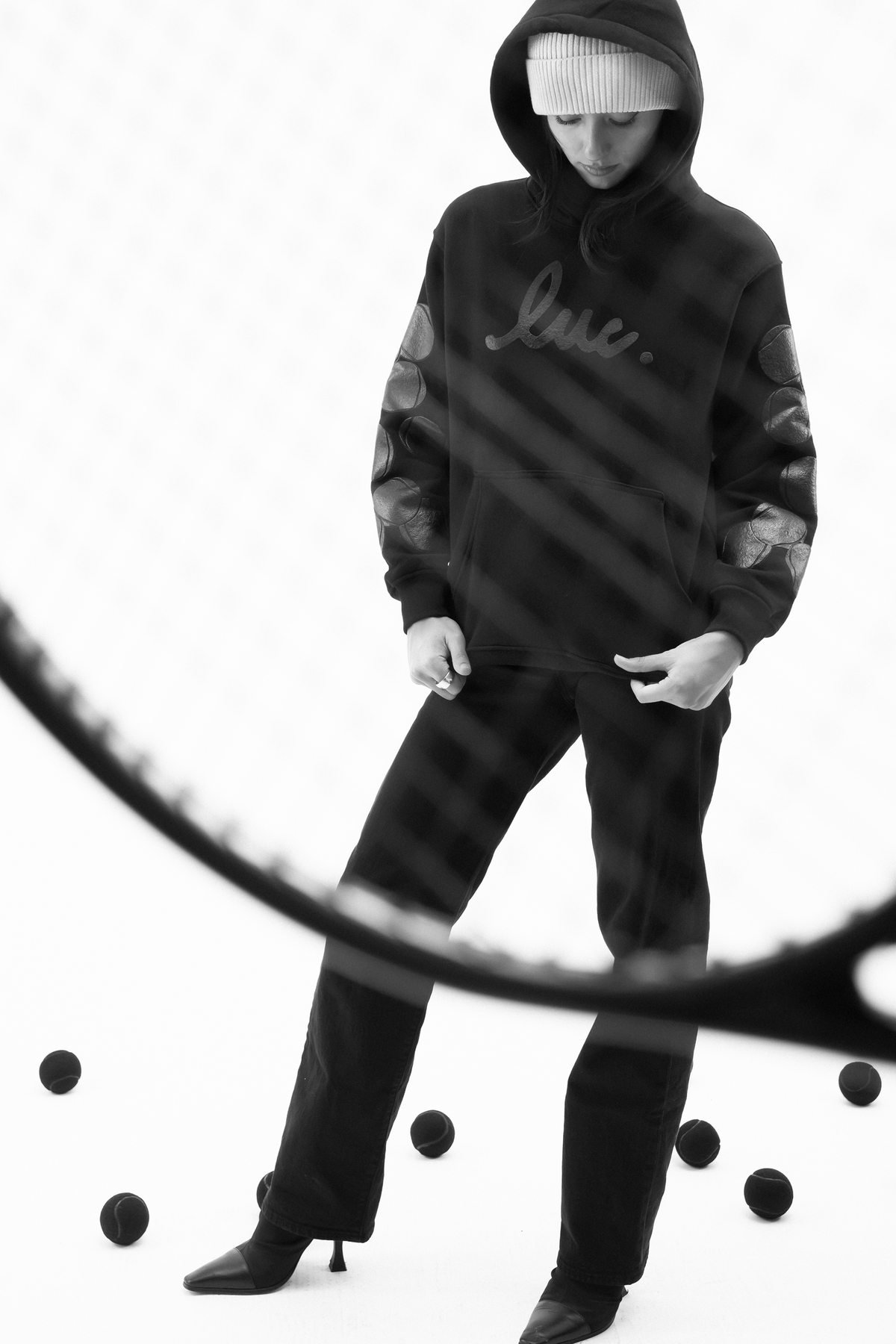 Black on Black Hoodie